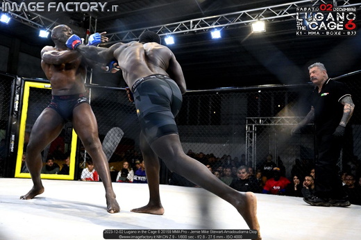 2023-12-02 Lugano in the Cage 6 20159 MMA Pro - Jemie Mike Stewart-Amadoudiama Diop